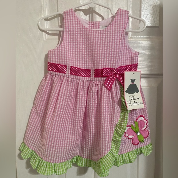 NWT Rare Editions Butterfly Dress - Picture 1 of 8